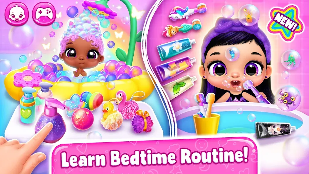 Giggle Babies - Toddler Care (Гигл Бебис)  [МОД Menu] Screenshot 2