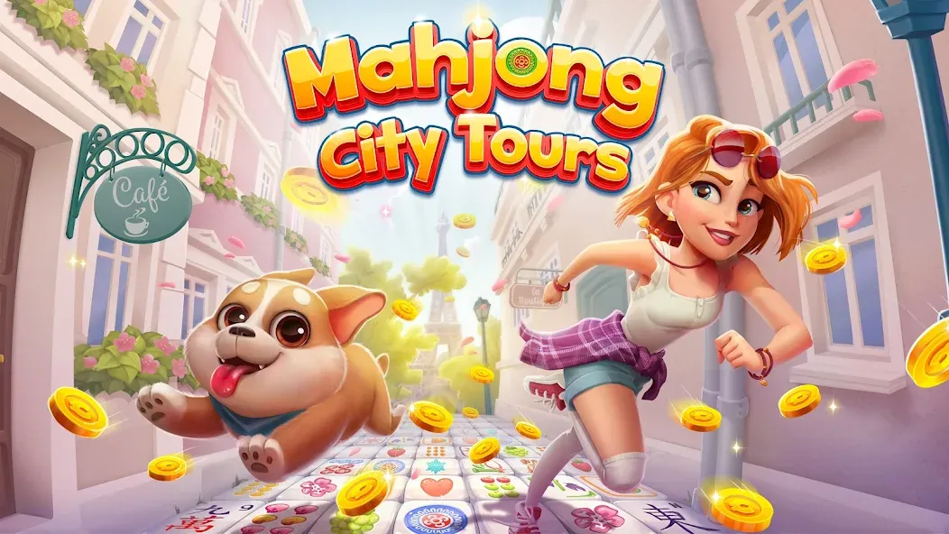 Mahjong City Tours: Tile Match (Маджонг Сити Турс)  [МОД Меню] Screenshot 1