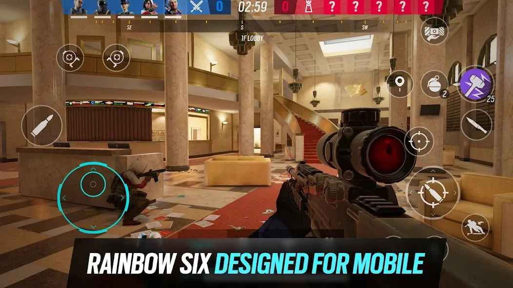 Rainbow Six Mobile (Рейнбоу Сикс Мобайл)  [МОД Unlimited Money] Screenshot 1