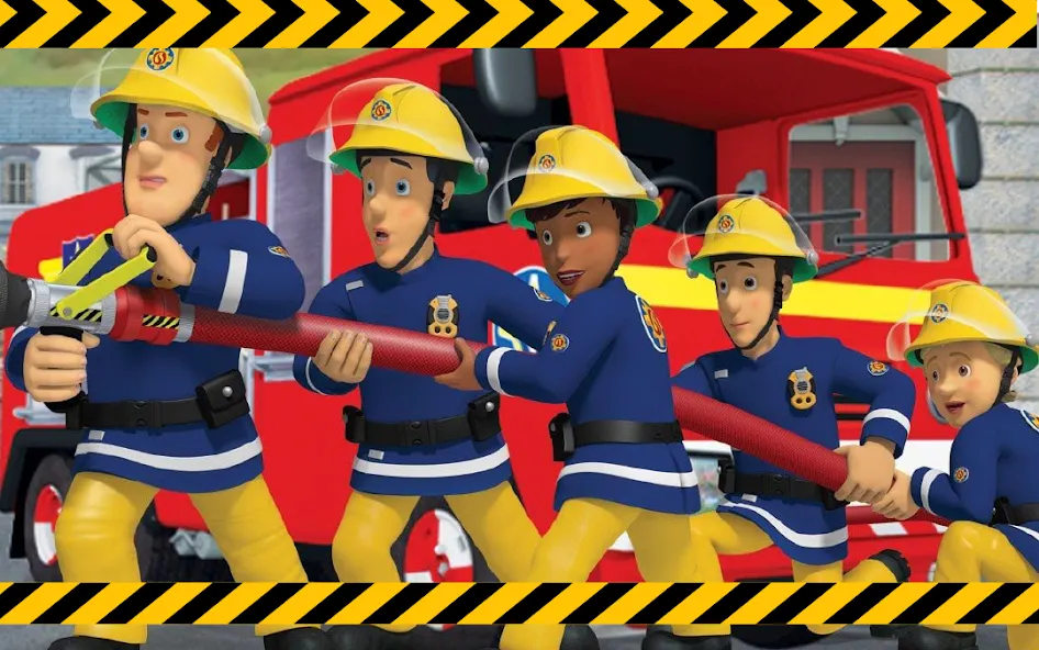 Fireman sam Truck rescue (Пожарный Сэм и спасение на грузовике)  [МОД Много монет] Screenshot 1