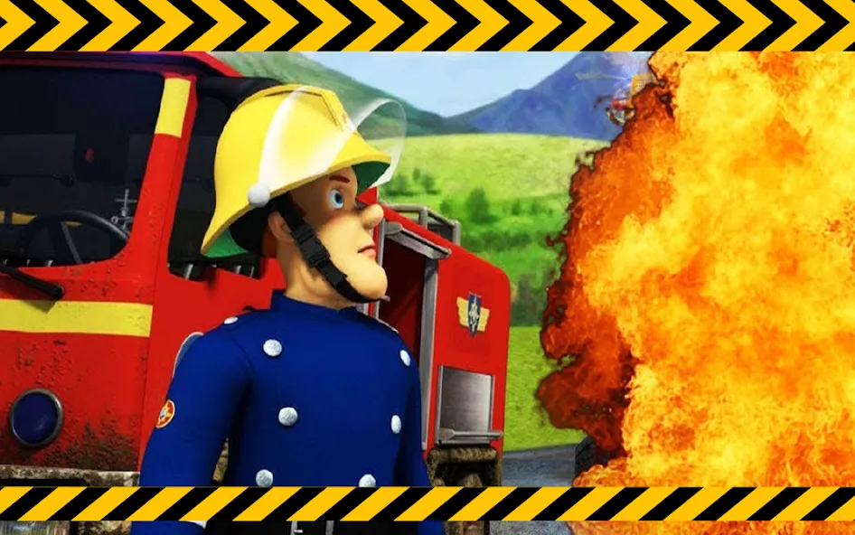 Fireman sam Truck rescue (Пожарный Сэм и спасение на грузовике)  [МОД Много монет] Screenshot 4