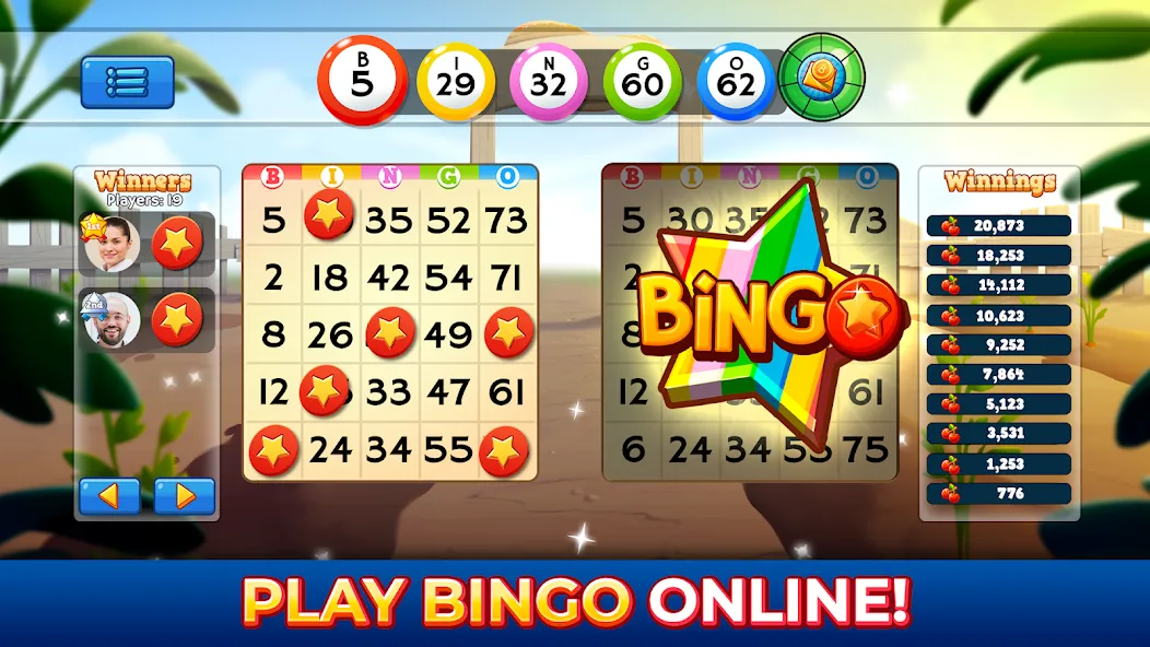 Bingo Pop: Play Live Online (Бинго Поп)  [МОД Бесконечные монеты] Screenshot 1