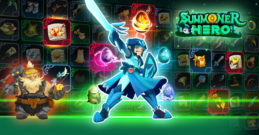 Summoner Hero: Epic Battle (Саммонер Хиро)  [МОД Бесконечные монеты] Screenshot 2