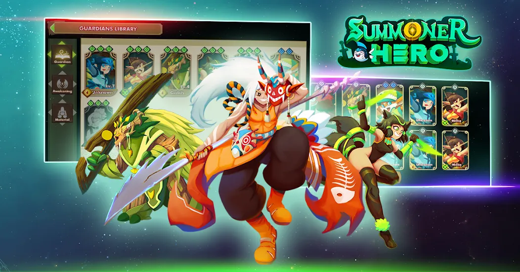 Summoner Hero: Epic Battle (Саммонер Хиро)  [МОД Бесконечные монеты] Screenshot 4