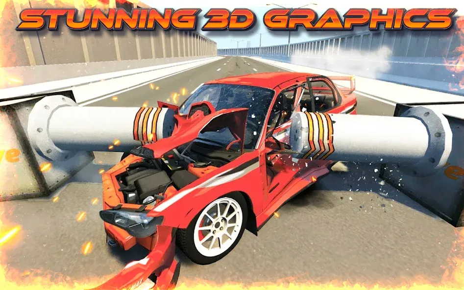 Highway Crash Car Race  [МОД Unlimited Money] Screenshot 2