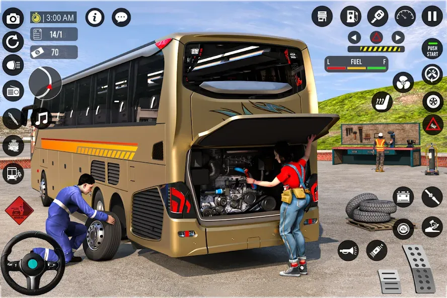 Bus Simulator 3D: Bus Games (Бус Симулятор 3Д)  [МОД Бесконечные монеты] Screenshot 5