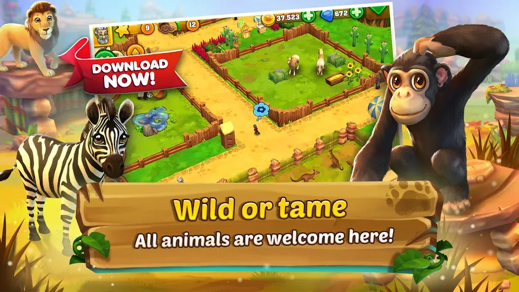 Zoo 2: Animal Park (Зу 2)  [МОД Много денег] Screenshot 3