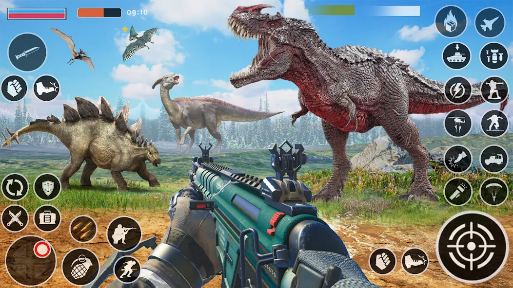 Wild Dino Hunting: Zoo Hunter (Дино Хантер)  [МОД Много монет] Screenshot 2