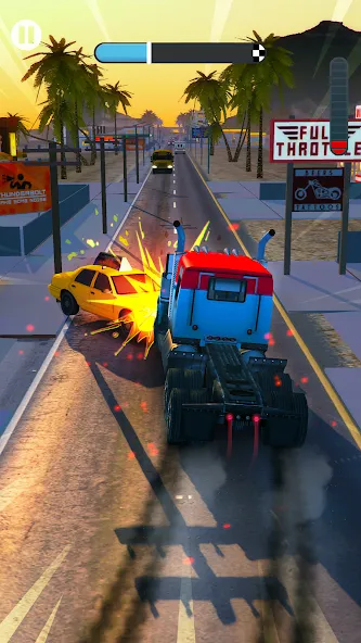 Rush Hour 3D: Car Game (Раш Час 3D)  [МОД Бесконечные монеты] Screenshot 1