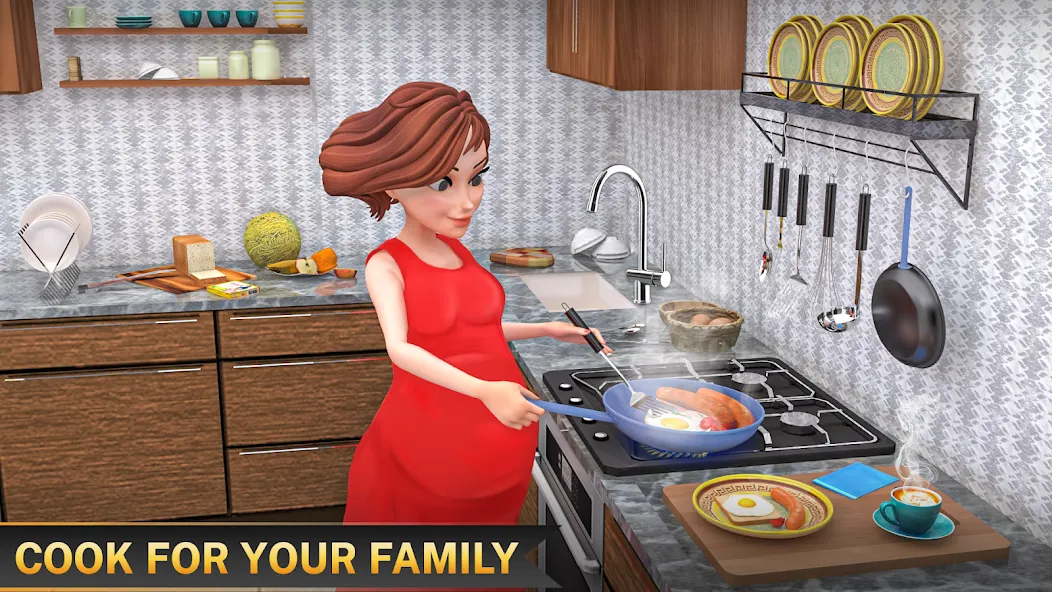 The Mother Sim Life Mom Games  [МОД Бесконечные монеты] Screenshot 4