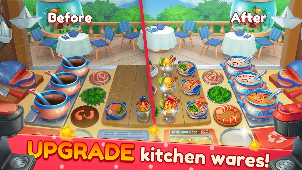 Cooking Artist: Kitchen Game (Кукинг Артист)  [МОД Меню] Screenshot 2