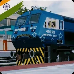 Скачать взломанную Indian Railway Simulator (Индийский железнодорожный симулятор)  [МОД Много монет] - стабильная версия apk на Андроид