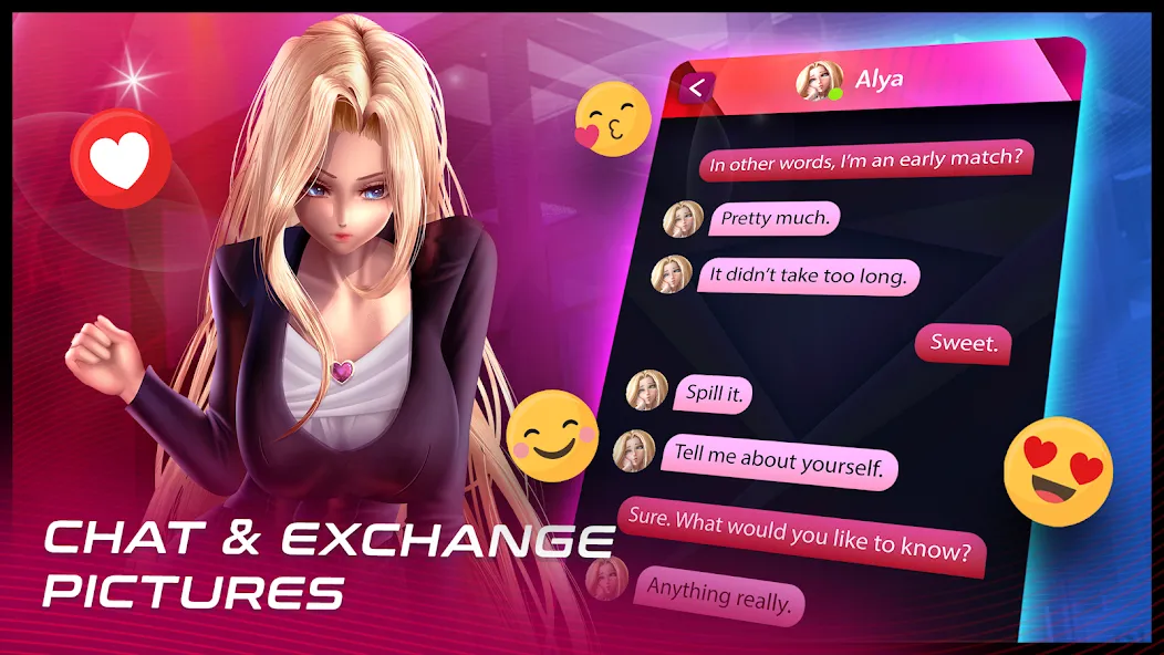 LoveNest - Anime Character Sim (ЛавНест)  [МОД Меню] Screenshot 3