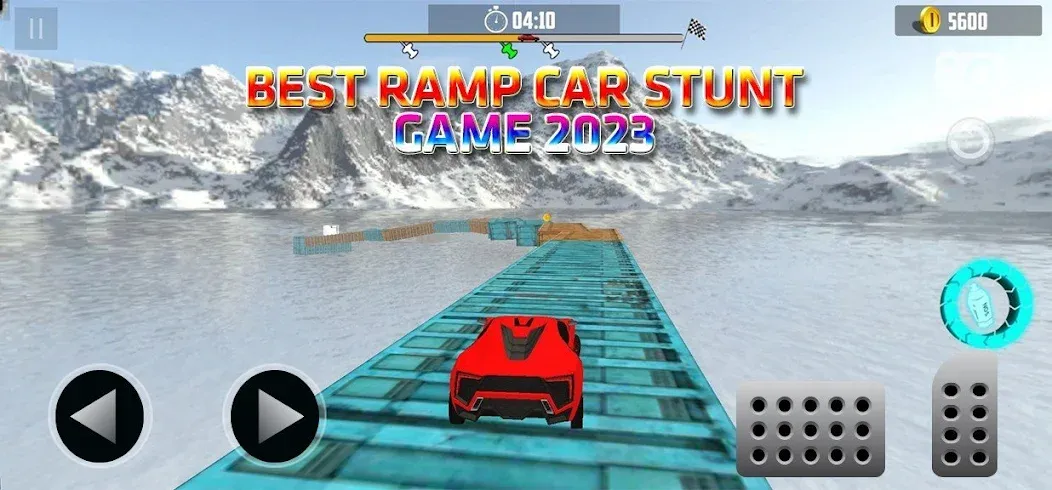 Ramp Car Stunt Challenge (Рамп Кар Стант Челлендж)  [МОД Много монет] Screenshot 1