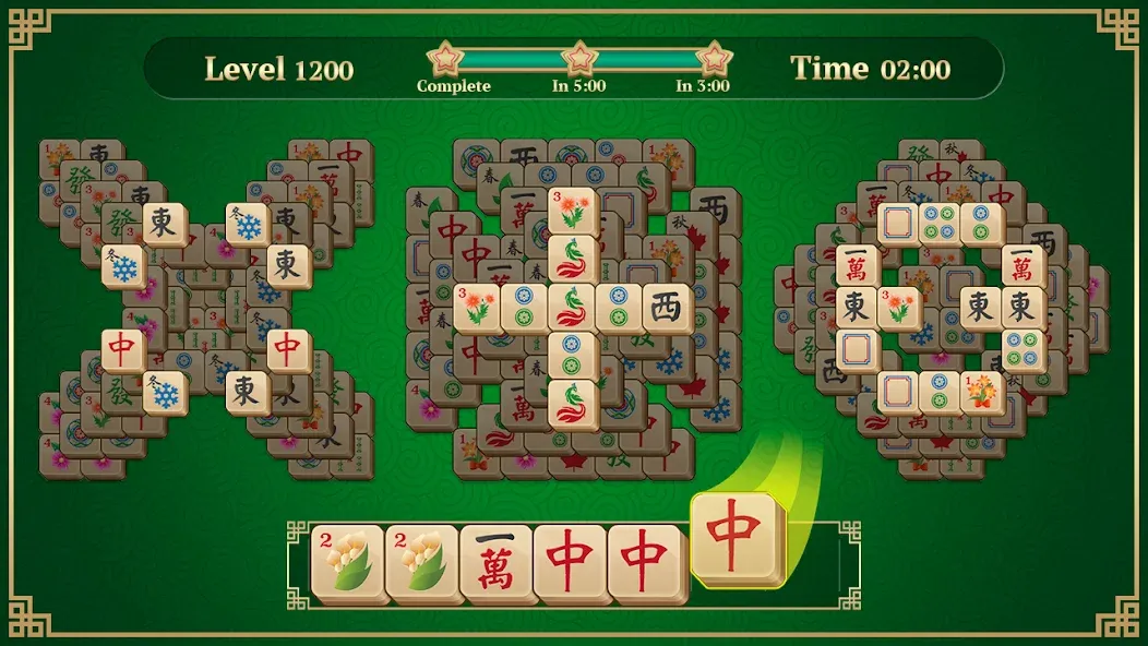 Mahjong Solitaire: 3 Tiles (Маджонг Классик)  [МОД Меню] Screenshot 1