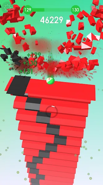 Ball: Blast colorful bricks 3d  [МОД Много денег] Screenshot 2