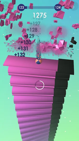 Ball: Blast colorful bricks 3d  [МОД Много денег] Screenshot 4