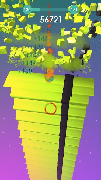 Ball: Blast colorful bricks 3d  [МОД Много денег] Screenshot 5