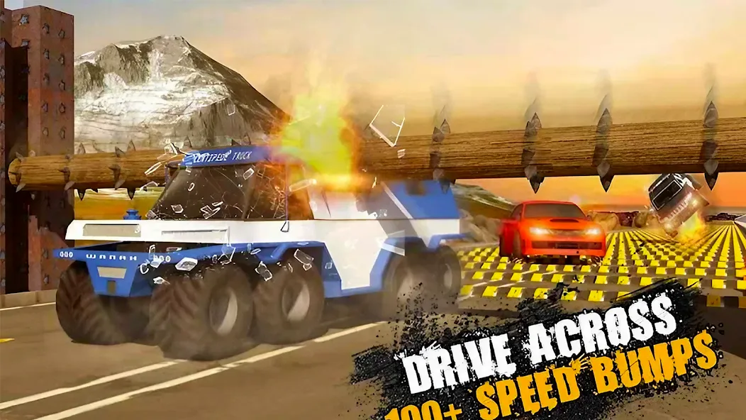 Car Crash Speed Bump Car Games  [МОД Бесконечные монеты] Screenshot 5