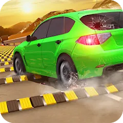 Взломанная Car Crash Speed Bump Car Games  [МОД Бесконечные монеты] - полная версия apk на Андроид