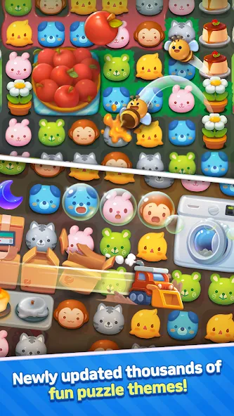 Anipang Match (Анипанг Матч)  [МОД Много монет] Screenshot 3