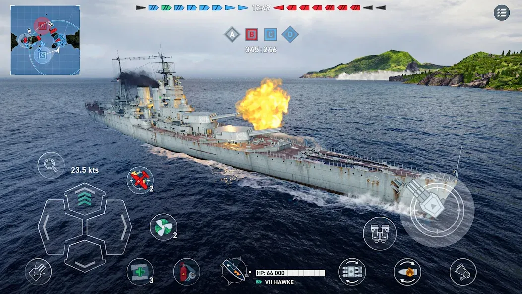 World of Warships Legends PvP (Ворлд оф Варшипс Легендс)  [МОД Бесконечные монеты] Screenshot 5