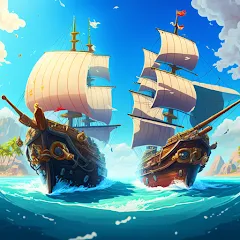 Скачать взломанную Pirate Raid - Caribbean Battle (Пиратское налетении)  [МОД Все открыто] - последняя версия apk на Андроид