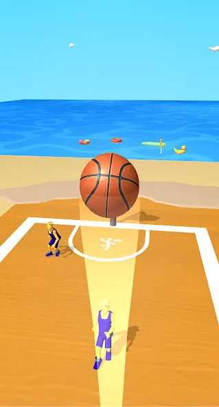 Dribble Hoops (Дрибл Хупс)  [МОД Много монет] Screenshot 4