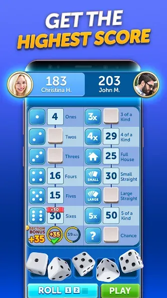 Dice With Buddies™ Social Game (Дайс вместе с друзьями Социальная игра)  [МОД Много монет] Screenshot 4