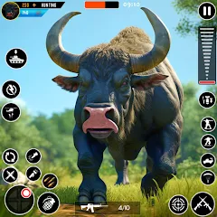 Скачать взломанную Wild Animal Deer Hunting Games (Охота на диких зверей с оружием  игры)  [МОД Много денег] - последняя версия apk на Андроид