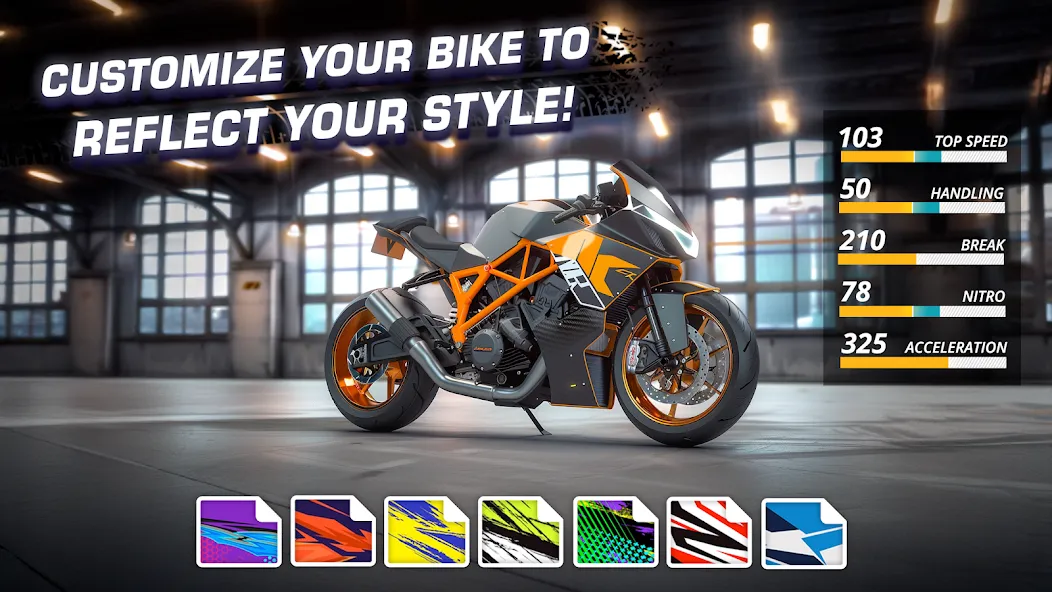 Motor Bike: Xtreme Races  [МОД Unlimited Money] Screenshot 4