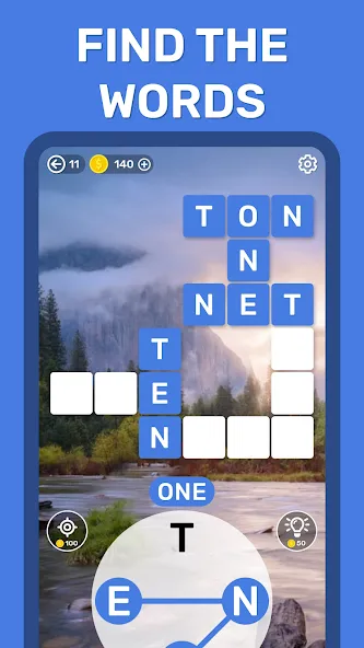 Word Search Puzzle Game  [МОД Бесконечные деньги] Screenshot 3