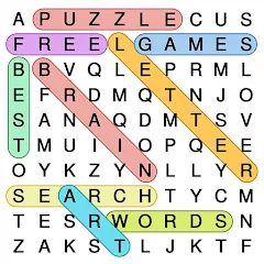 Скачать взломанную Word Search: Word Find (Ворд Срч)  [МОД Бесконечные монеты] - последняя версия apk на Андроид