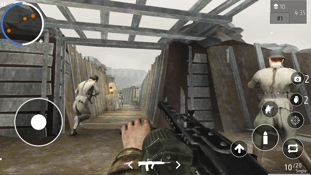 World War 2 Shooter offline (Мировая война 2 Стрелок)  [МОД Бесконечные деньги] Screenshot 4