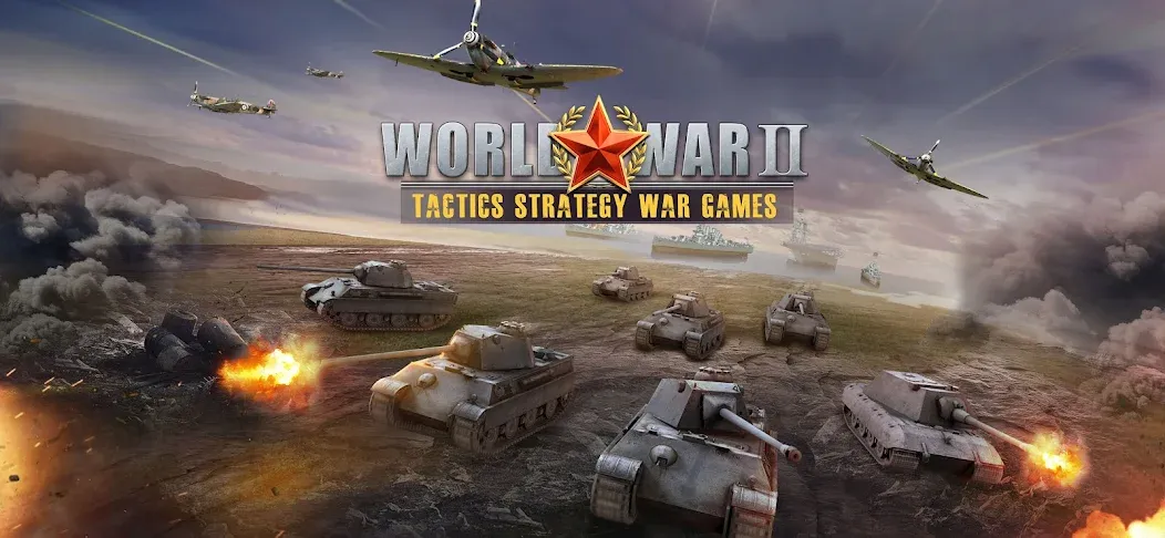 World War 2: Strategy Games (Вторая мировая война)  [МОД Unlocked] Screenshot 1