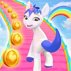 Взлом Unicorn Kingdom: Running Games (Юникорн Кингдом)  [МОД Menu] - последняя версия apk на Андроид