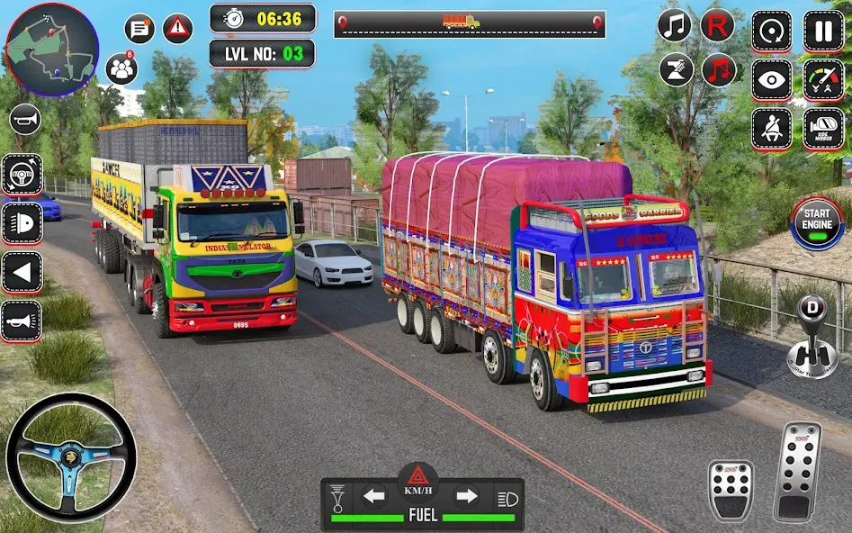 Indian Truck Drive Truck Games (Индийский грузовой симулятор)  [МОД Бесконечные деньги] Screenshot 4