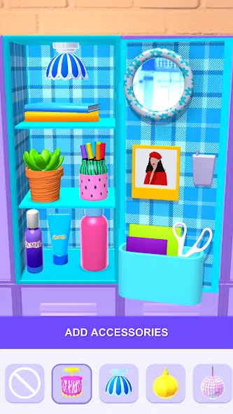 DIY Locker 3D (ДИУАЙ Локер 3Д)  [МОД Бесконечные монеты] Screenshot 4