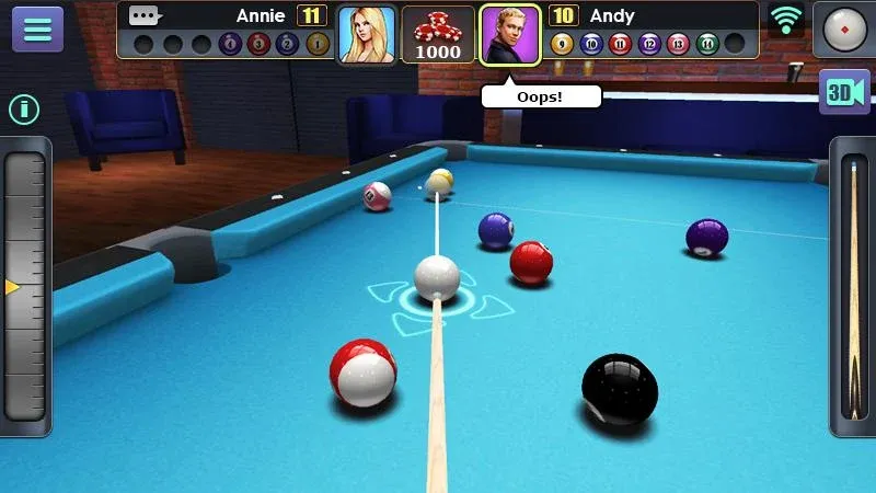 3D Pool Ball  [МОД Бесконечные монеты] Screenshot 1