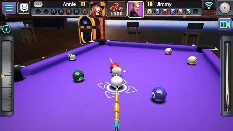 3D Pool Ball  [МОД Бесконечные монеты] Screenshot 4