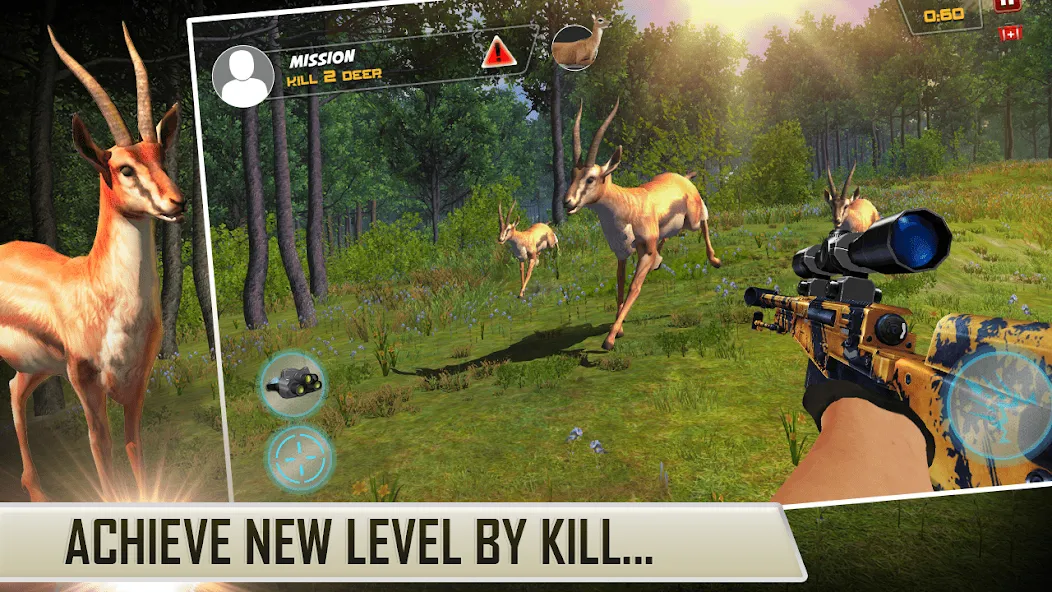 Dino Hunting Sniper Shooter 3D  [МОД Бесконечные деньги] Screenshot 4