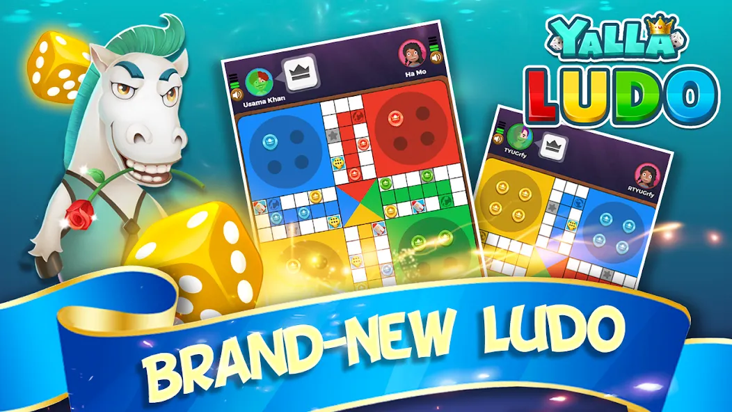 Yalla Ludo - Ludo&Domino (Ялла Лудо)  [МОД Много монет] Screenshot 1