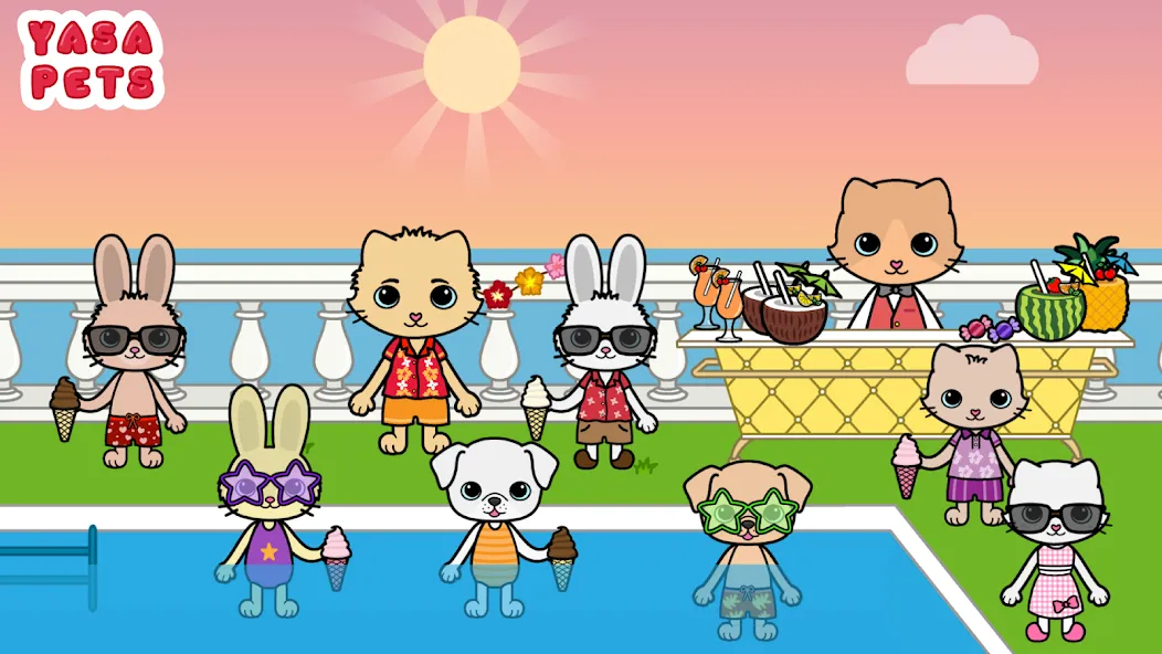 Yasa Pets Vacation (Яса Петс Вакейшн)  [МОД Все открыто] Screenshot 3