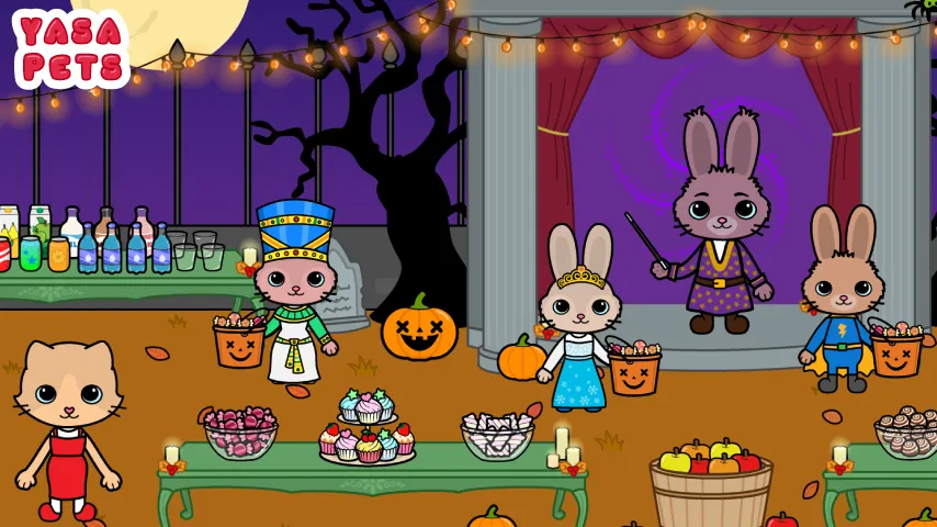 Yasa Pets Halloween (Яса Петс Хэллоуин)  [МОД Много монет] Screenshot 5