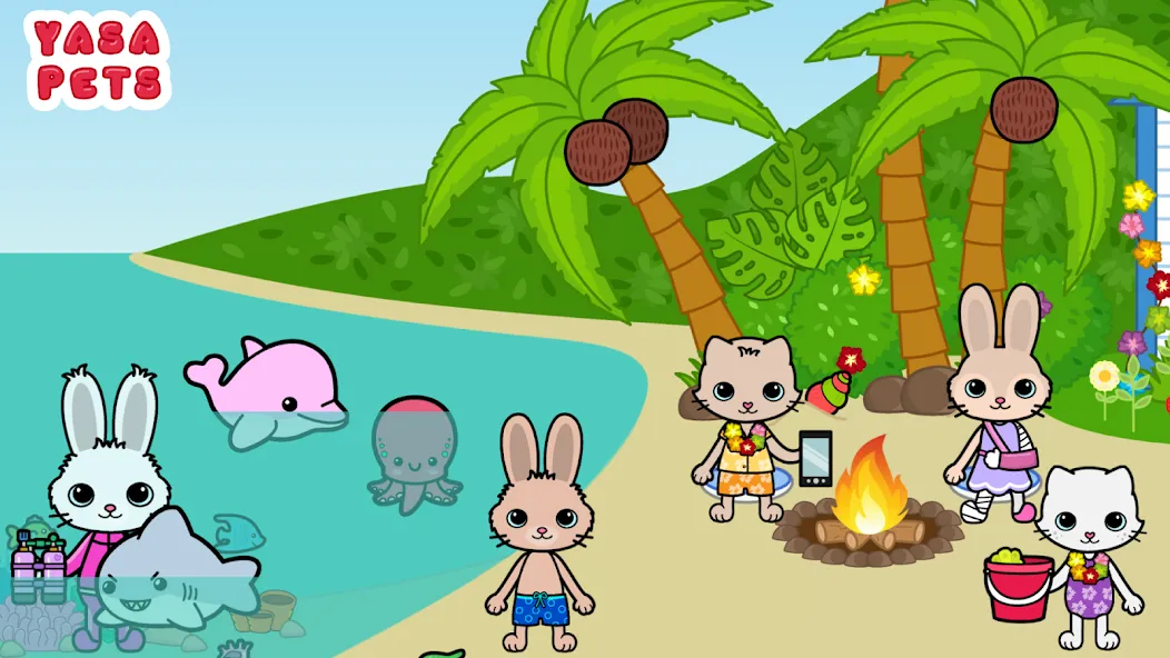 Yasa Pets Island (Яса Петс Айленд)  [МОД Много монет] Screenshot 2