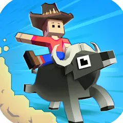 Скачать взломанную Rodeo Stampede: Sky Zoo Safari  [МОД Бесконечные деньги] - последняя версия apk на Андроид