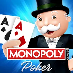 Взломанная MONOPOLY Poker - Texas Holdem (МОНОПОЛИЯ Покер)  [МОД Бесконечные монеты] - полная версия apk на Андроид