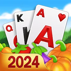 Взлом Solitaire Farm: Card Games (Соляр Фарм)  [МОД Mega Pack] - стабильная версия apk на Андроид