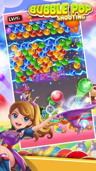 Bubble Pop - Classic Bubble Sh (Бабл Поп)  [МОД Много монет] Screenshot 1