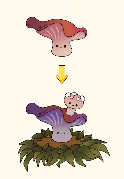 Mushroom Stories Clicker  [МОД Много денег] Screenshot 4